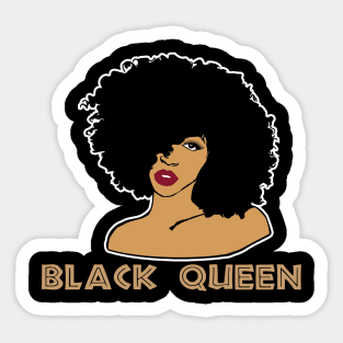 Black Queen, Black Woman, African American, Black Lives Matter, Black History Sticker